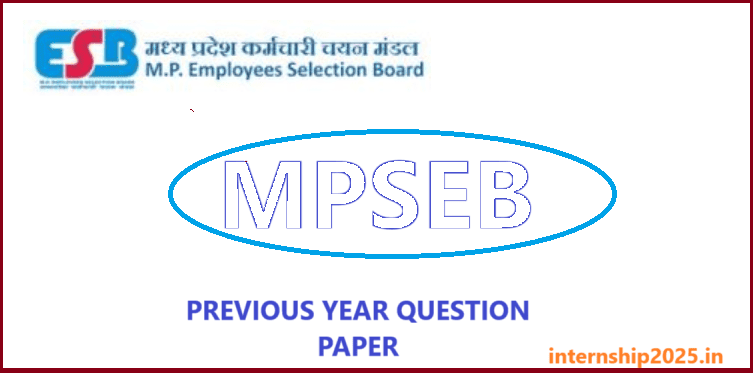 MPESB Group 4 Previous Year Question Paper