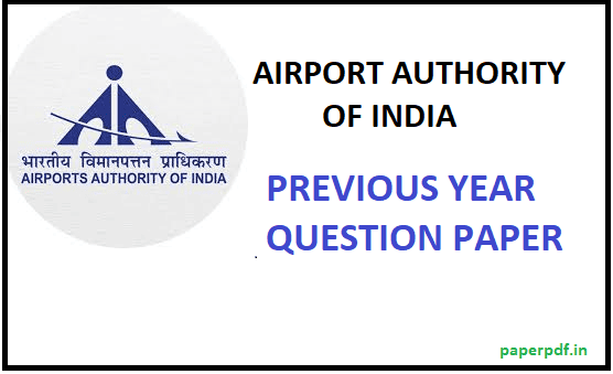 AAI Junior Assistant Fire Previous Year